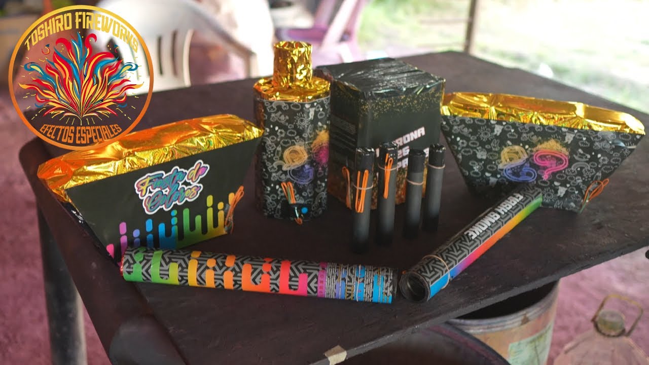 PIROTECNIA TOSHIRO! ASI HACEN LOS COHETES PARA DICIEMBRE!