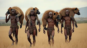 Discover Hadzabe Baboon Monkey Hunt | life of hunter