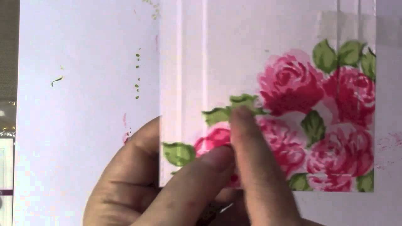 Altenew Vintage Roses Triple Layered Card