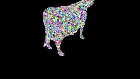 CSE 190 - Mesh Subdivision - Cow