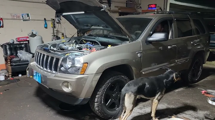 2005-2010 Grand Cherokee Hydraulic fan delete; 16" Spal Electric fan, aluminum fan shroud conversion