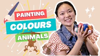 Learn English and Cantonese Colours, Shapes, Animals | Baby & Toddler Educational Video