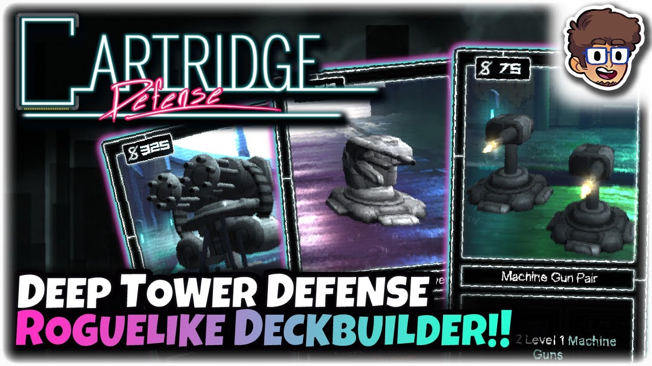 Deep Tower Defense Roguelike Deckbuilder | Let's Try: Cartridge Defense