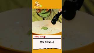 Cách làm Cơm chiên lá é muối ớt xanh #thienduongamthuc #shorts | Không Sợ Mập