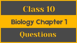 Short questions | Biology chapter no 1 | class 10 | prof