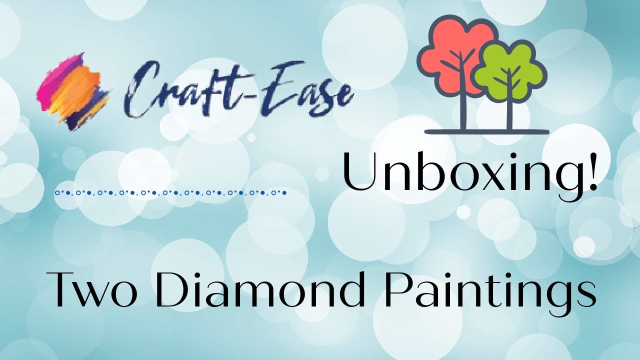 Craft-Ease Harmonie Glow Diamond Painting Unboxing and Demo - My