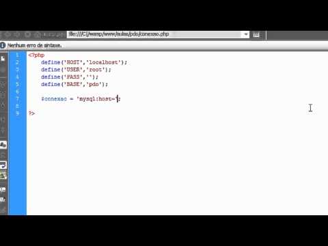 Curso de PHP Com PDO - Conexão