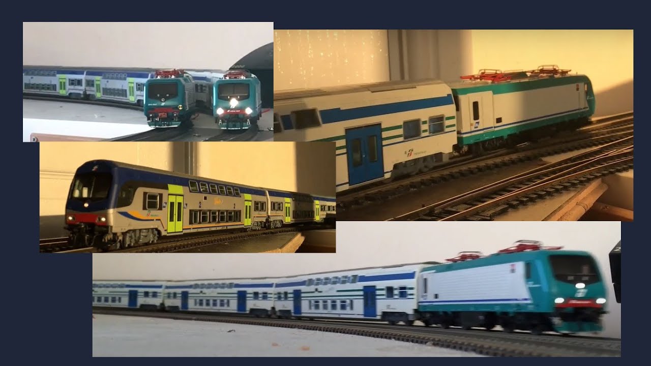 Trenitalia in HO: Lima Expert and ViTrains E464s and Vivalto coaches