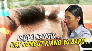 MODEL RAMBUT APA INI ??? PAULA SAMPE NANGIS LIAT RAMBUT KIANO BERUBAH KAYA NANAS MUDA ..