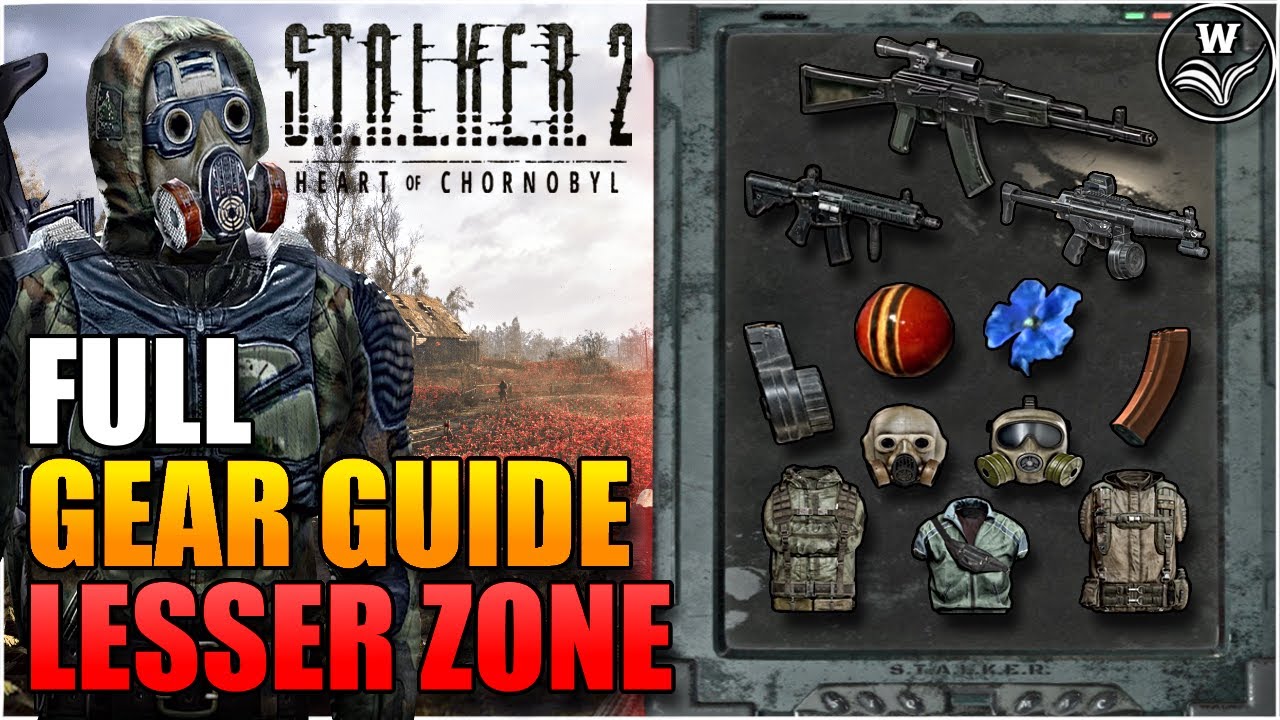 Вся Малая Зона ЛУЧШЕЕ СНАРЯЖЕНИЕ - Руководство по Stalker 2
