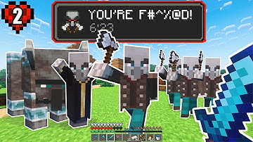Fighting My FIRST EVER RAID in Hardcore Minecraft...