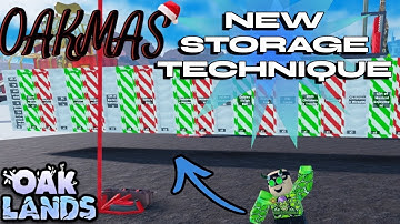 BEST OAKMAS STORAGE IDEA! (OAKLANDS)