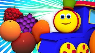 kereta buah bob | bob kereta | Lagu Anak | Learn Fruits With Bob | Bob The Train Indonesia