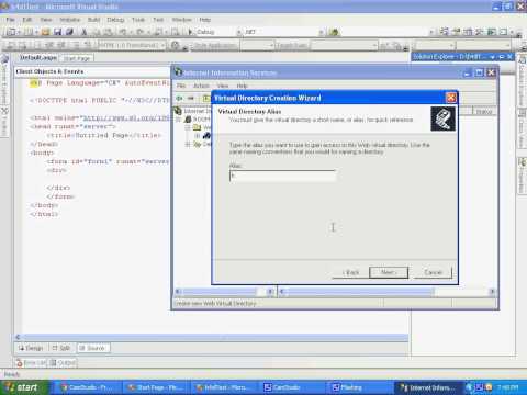 how to create virtual directory
