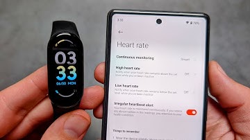How to Enable / Disable Heart Rate Sensor on Xiaomi Smart Band 10  + High & Low Heart Rate Alerts