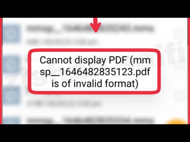 How To Fix Cannot display PDF || pdf is of invalid format ) - YouTube