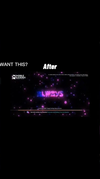 Want this Loading Screen? Tutorial on my channel😁