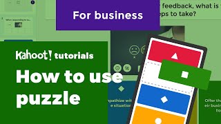 Kahoot! for business: how to use puzzle