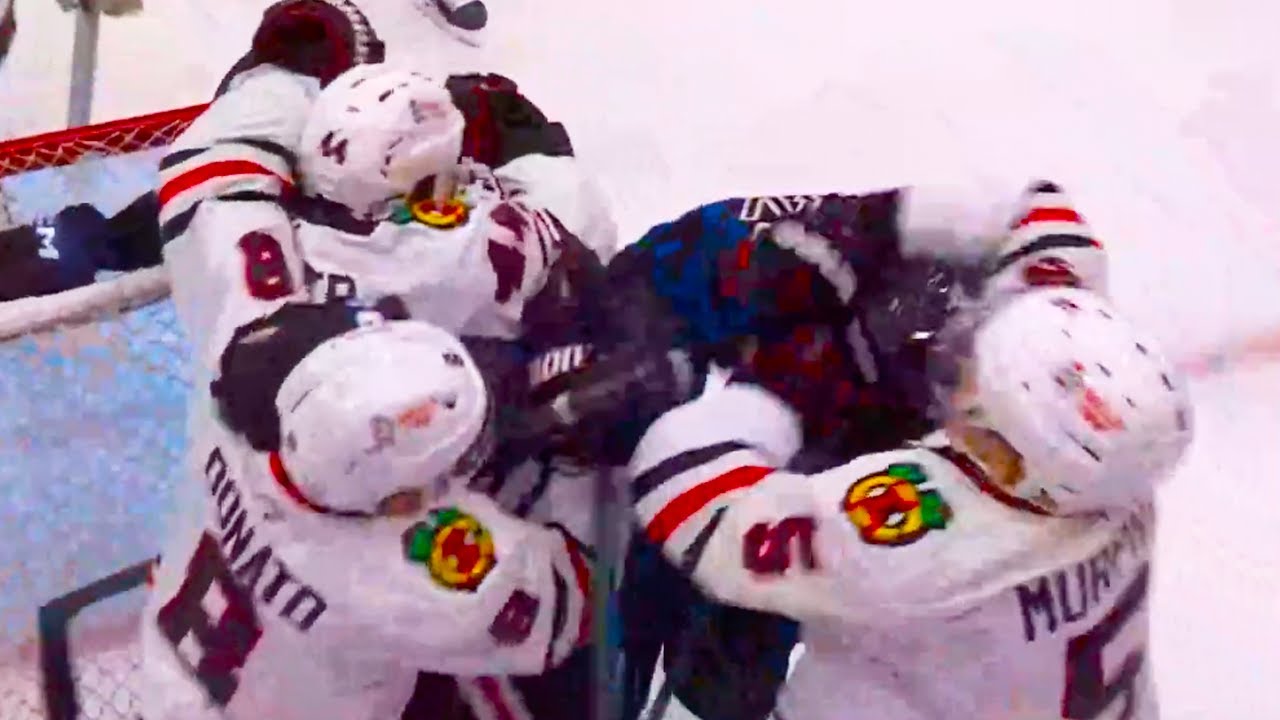 Никита Гребенкин, Уайатт Кайзер, Филипп Майерс, Райан Донато: схватка | Блэкхокс против Мейпл Лифс