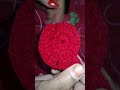 Crochet Rose Keychain 🌹🌿