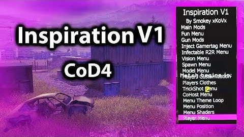 INSPIRATION V1 CoD 4 menu