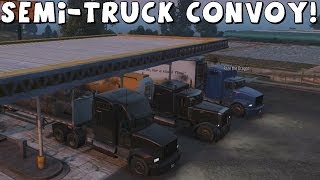 Grand Theft Auto 5 | Semi-Truck Convoy | Part 1