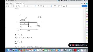 Diving Board Static Equilibrium Video