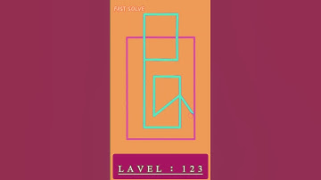 One line Drawing puzzle game lavel 123 #gaming #mobilegame #puzzlechallenge