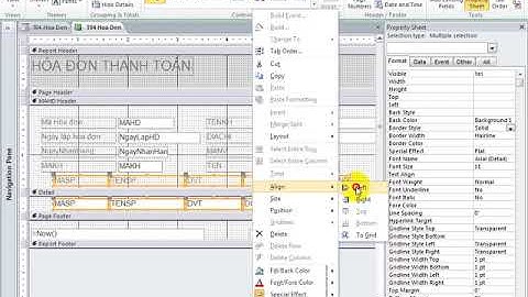 Main sub Report access 2010 7