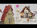 How to make CHRISTMAS SNOWY MINIATURE HOUSE from cardboard /DIY Christmas house