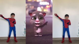 Anh hai Xí Muội bắt chước mèo Tom nhảy 🐱💙 Muội Vlog - bắt trend