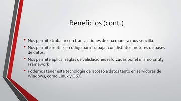 2  - ¿Qué es Entity Framework Core? | Entity Framework Core 2.1