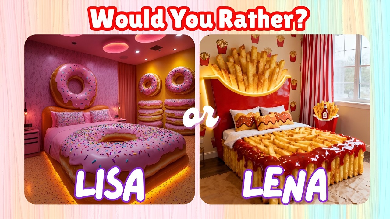 Lisa & Lena Dream Rooms 🛏️✨ | AI Beds & Luxury Interior Edition