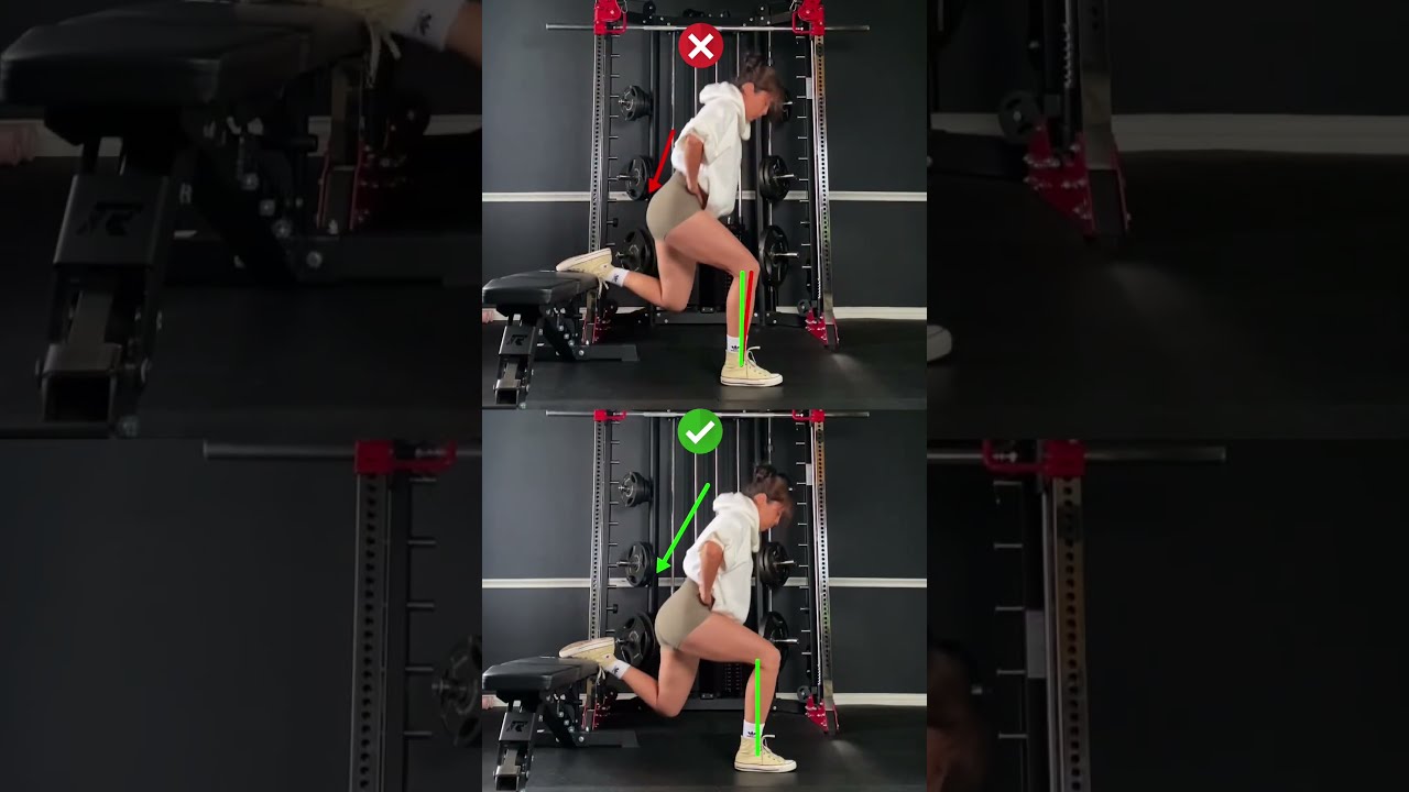 Bulgarian Split Squat Common Mistake