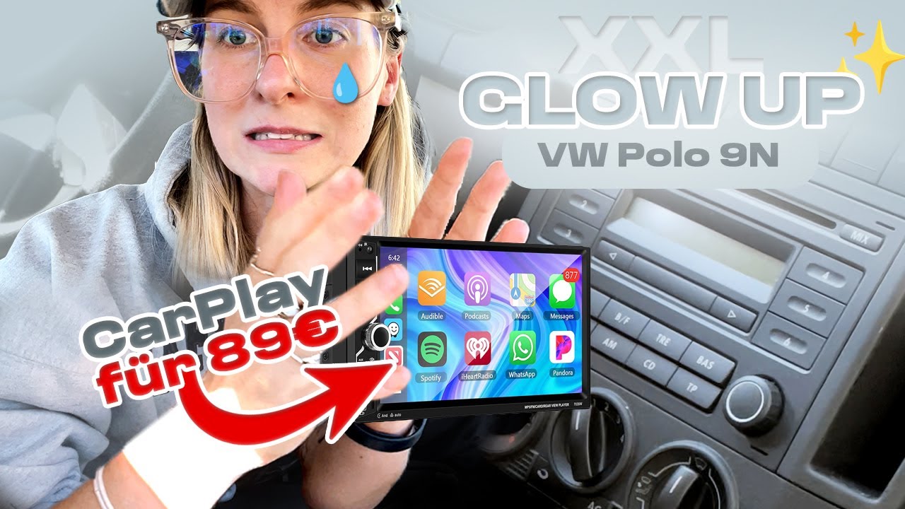 Baue ein neues Auto-Radio ein & verliere die Nerven (fast) · VW Polo 9n · XXL GLOW UP