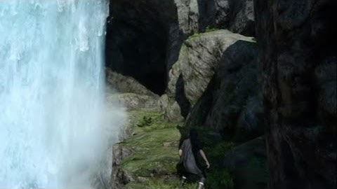 FFXV: P5: The cave behind the waterfall and story progression, when Noctis glitches out. WHY?!