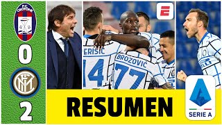 Crotone 0-2 Inter. Eriksen y Hakimi sellan triunfo. Inter, campeón mañana si cae Atalanta | Serie A