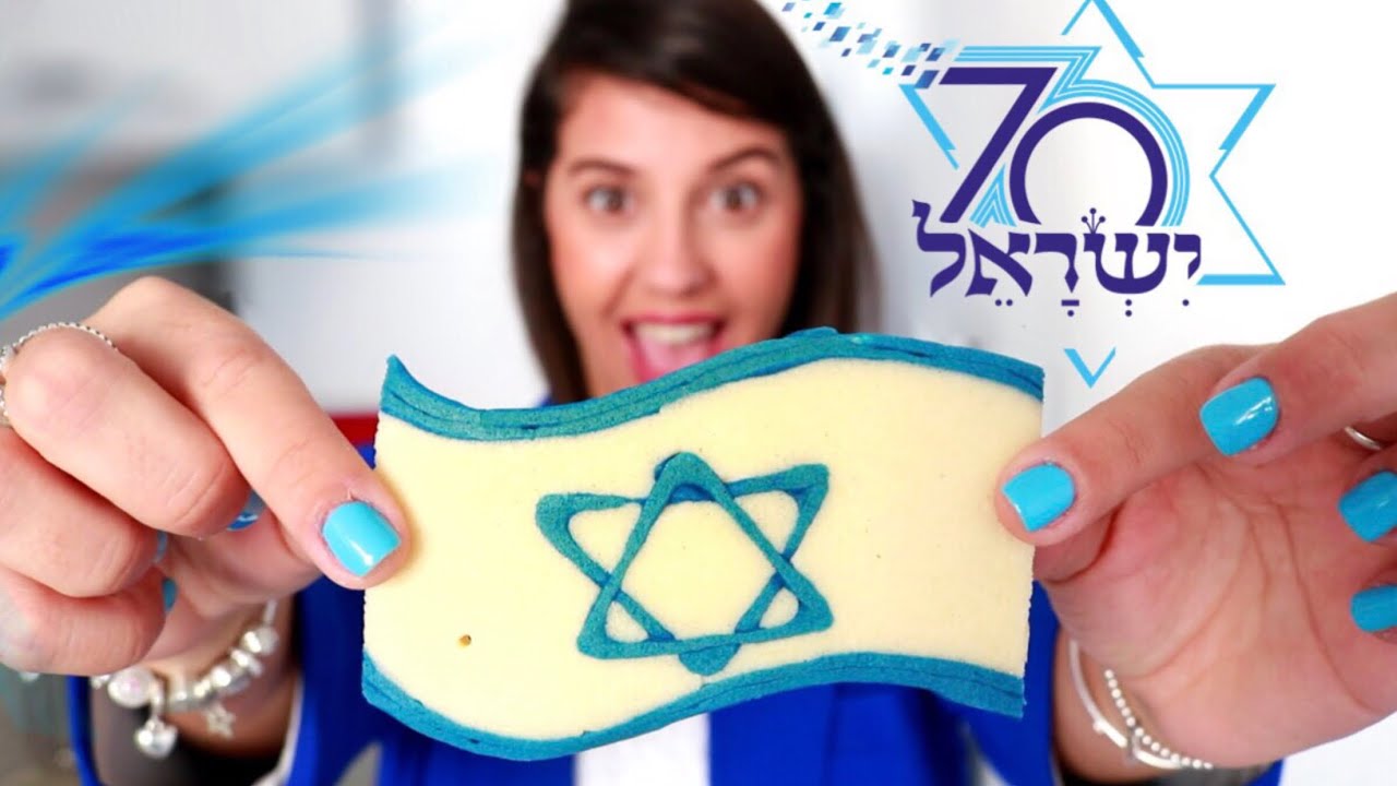 פנקייק בצורת דגל ישראל