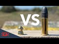 22lr vs 22 airgun  power test