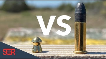 22LR VS 22 Airgun - POWER TEST!