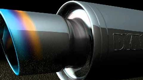 Lightwave Exhaust Test Render