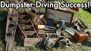 Random Bits 0198: Dumpster Diving Success, Motor, Tools, Luggage, Radios