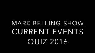 Celebrity Mark Belling Show Current Events Quiz 2016 Wealth