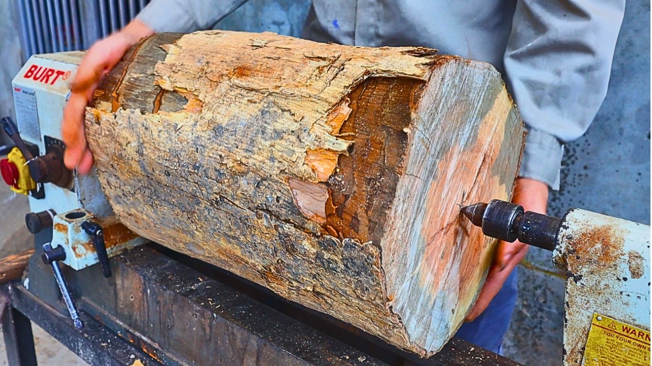 Woodturner: The man who breathes life into a dead piece of wood.