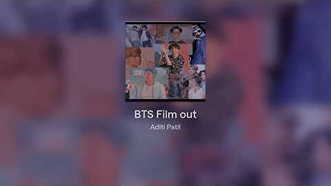BTS 방탄소년단 |Film out| @MUSIC BLOOD 1 hour loop