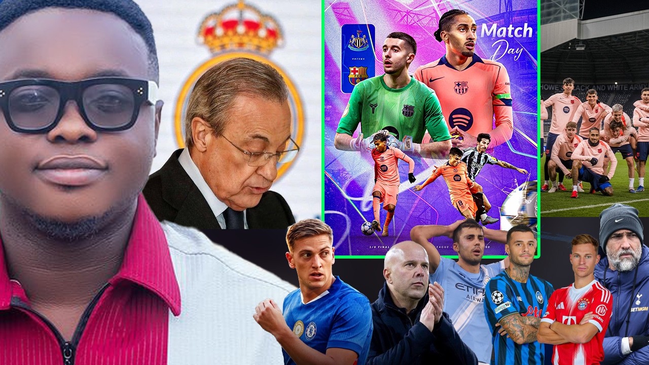 LAMINE NAMES KUDUS AS 2ND TO..MADRID 6 COACHES ON..BARCELONA VS NEWCASTLE, BAYERN,CHELSEA AND