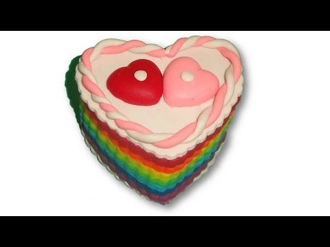 Valentine Special Play Doh Rainbow Cake Valentine Special Play Doh Rainbow Cake