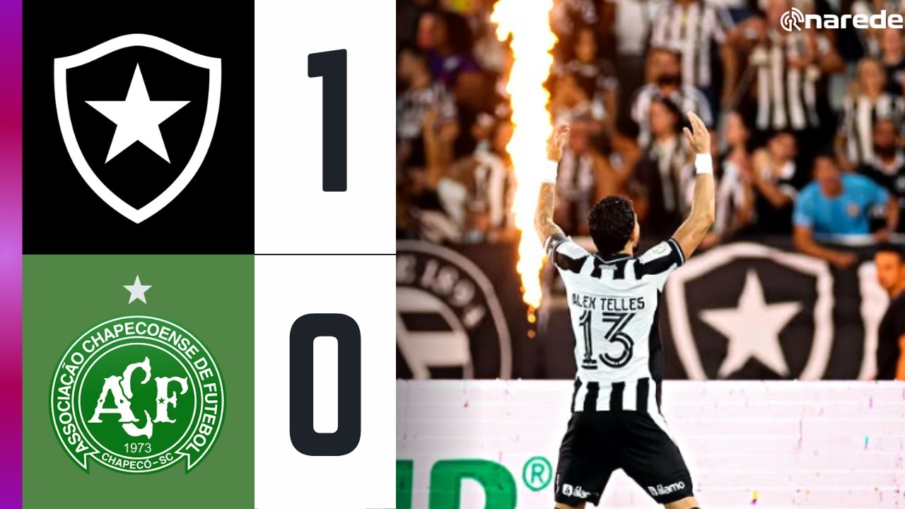 BOTAFOGO 1 X 0 CHAPECOENSE ⚽ COPA DO BRASIL | JOGO COMPLETO - MELHORES ...