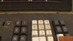 42 year old 1967 vintage Casio calculator still working 