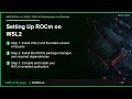 AMD ROCm on WSL2: Unleash AI Power on Windows #AMDevs
